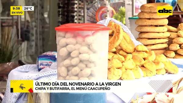 Video: Chipa y butifarra menú Caacupeño - ABC Noticias - ABC Color