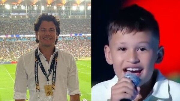 Nelson Haedo dijo que está orgulloso del talentoso niño paraguayo