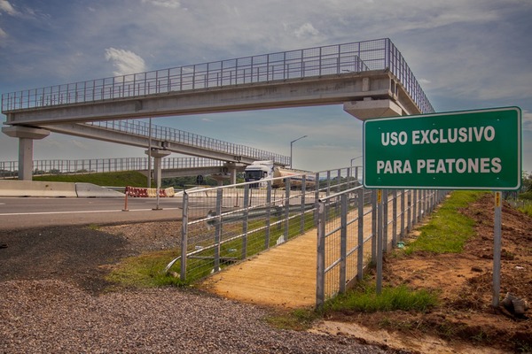 Diario HOY | Caacupé 2023: instan a peregrinantes utilizar las pasarelas peatonales de la ruta PY02