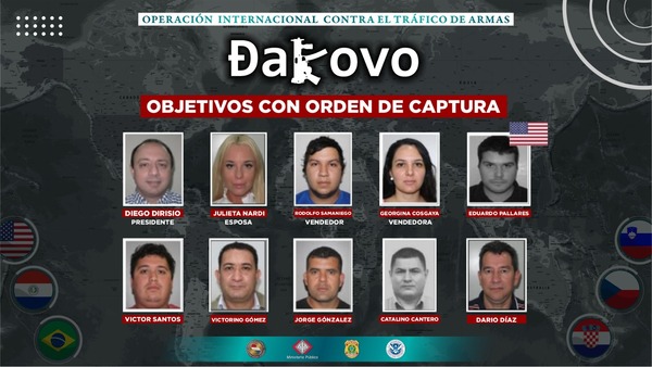Estas son las diez personas que son buscadas por la Operación Dakovo