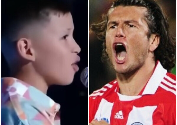 Versus / Nelson Haedo se rinde ante el pequeño cantante, Dominic