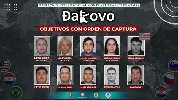 Estas son las diez personas que son buscadas por la Operación Dakovo