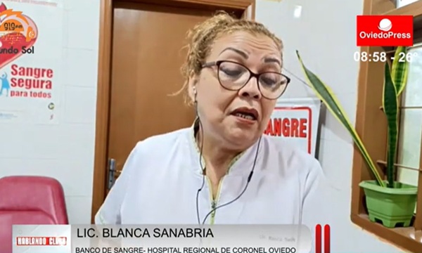 Retoman campaña de donación de sangre tras 4 días de pausa en hospital de Coronel Oviedo