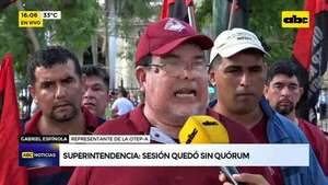 Superintendencia: la Cámara de Senadores se quedó sin quorum - ABC Noticias - ABC Color