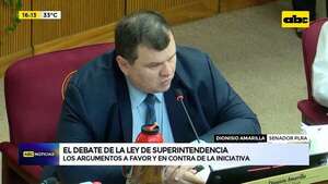 Video: el debate de la ley de Superintendencia de Pensiones y Jubilaciones  - ABC Noticias - ABC Color