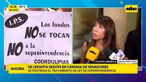 Video: se posterga el tratamiento de ley de Superintendencia de Pensiones y Jubilaciones  - Ensiestados - ABC Color