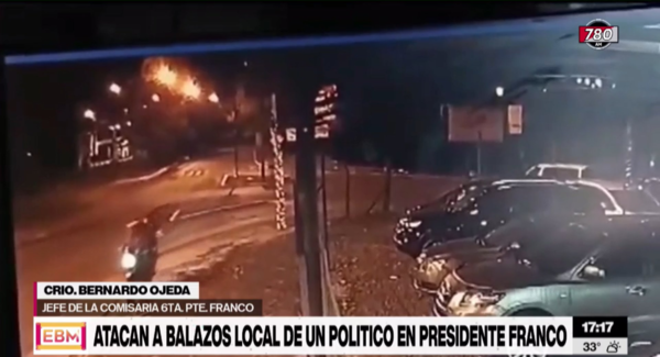 Atacan a balazos playa de autos de político en Presidente Franco - Megacadena - Diario Digital