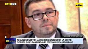 Video: Algunos cuestionados designados por la Corte - ABC Noticias - ABC Color