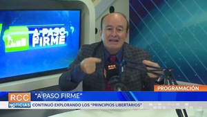 “A Paso Firme”, continuó explorando los “Principios Libertarios”