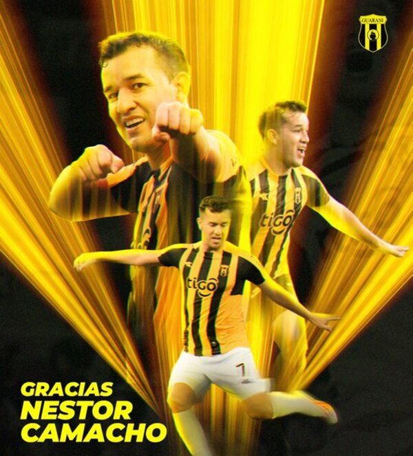 Guaraní oficializó la salida del pelotero Néstor Camacho
