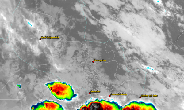 Alerta por tormentas para seis departamentos