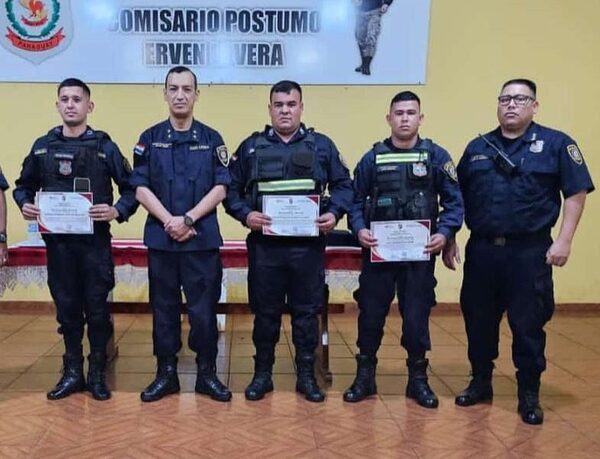 Policías que persiguieron y capturaron a motochorro recibieron reconocimiento – Diario TNPRESS