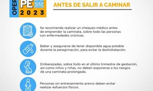 Salud recomienda a peregrinos evitar horarios de mucho calor