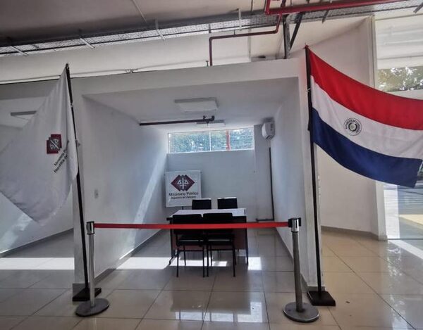 Habilitan oficina de la Fiscalía en terminal de Asunción