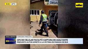 Video: GPS de celular facilitó captura de asaltante  - ABC Noticias - ABC Color