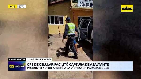 Video: GPS de celular facilitó captura de asaltante - ABC Noticias - ABC Color