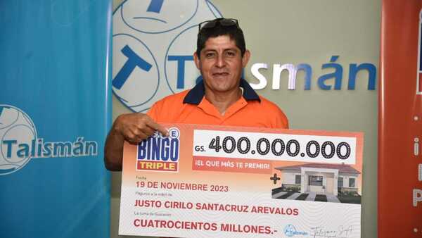 Ganó Telebingo y su festejo asustó al rollo