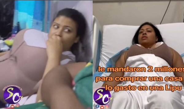 El marido se sacrificaba para mandarle dinero para una casa, ella se operó de todo y él ¡la perdonó!
