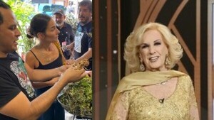 Llevó yuyos del Mercado 4 para Mirtha Legrand