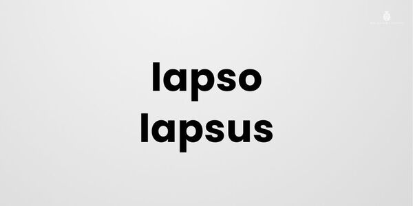 Diario HOY | Lapsus y lapso tienen significados diferentes, recuerdan