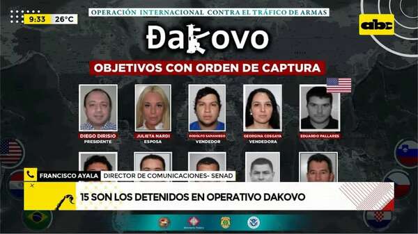 Video: Son 15 los detenidos por Operativo Dakovo - ABC Noticias - ABC Color