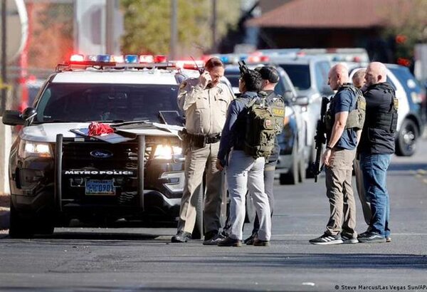 Tres muertos y un herido grave por un tiroteo en Las Vegas