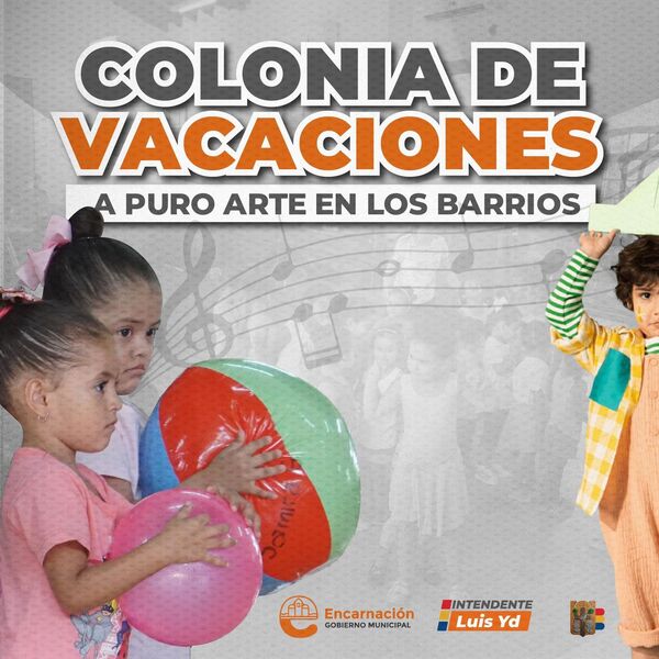 Invitan a las colonias de vacaciones artísticas de verano en Encarnación