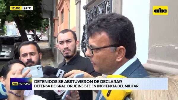Video: Detenidos se abstuvieron de declarar - ABC Noticias - ABC Color