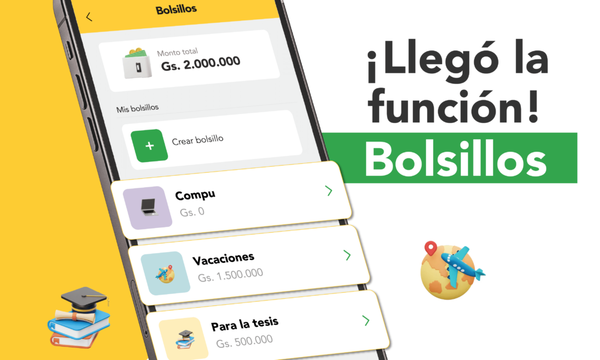 Lanzamiento de la función Bolsillos