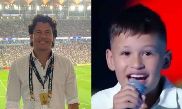 Nelson Haedo se rinde ante el pequeño cantante, Dominic González – Prensa 5