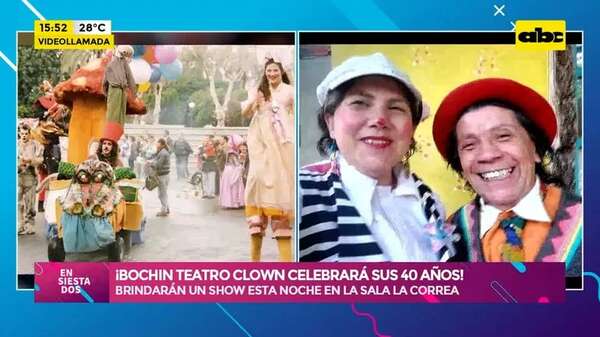 Video: ¡Bochin Teatro Clown celebrará sus 40 años! - Ensiestados - ABC Color