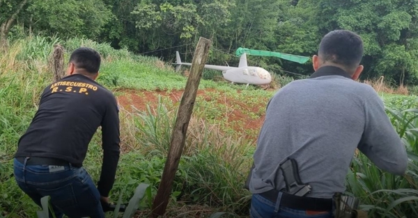 Helicóptero robado en Brasil fue encontrado en Capitán Bado