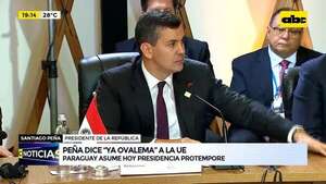 Video: Santiago Peña dice ‘’ya ovalema’' a la UE - ABC Noticias - ABC Color