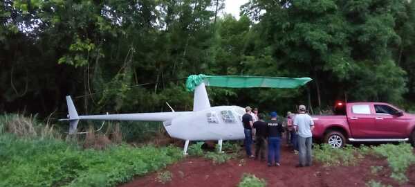 Policía Nacional incauta helicóptero robado en Brasil - Radio Imperio 106.7 FM