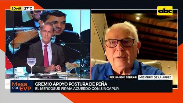 Gremio apoyo postura de Santiago Peña: Mercosur firma acuerdo con Singapur - Mesa de Periodistas - ABC Color