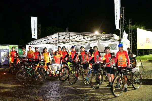 Ciclistas peregrinos fueron asistidos en puestos de atención de Itaipú - Nacionales - ABC Color