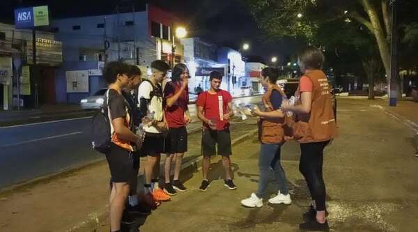 Peregrinos fueron asistidos en el puesto de la Municipalidad de Capiatá - Nacionales - ABC Color