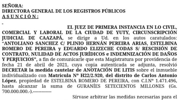 Irregularidades en proceso de apropiación de tierras en Itapúa