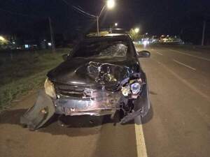 MOTOCICLISTA RESULTÓ HERIDO TRAS SINIESTRO VIAL EN CORONEL BOGADO - Itapúa Noticias