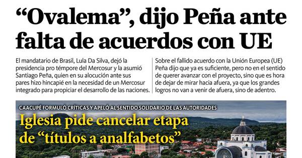La Nación / LN PM: edición mediodía del 8 de diciembre