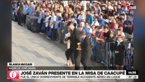 José Zaván y su madre fueron a Caacupé a agradecer a la Virgen "el milagro de la vida" - Megacadena - Diario Digital