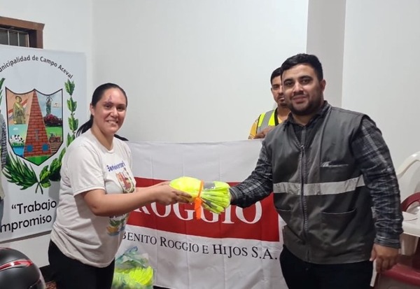 Municipio de Campo Aceval recibió elementos de seguridad para incentivar seguridad vial