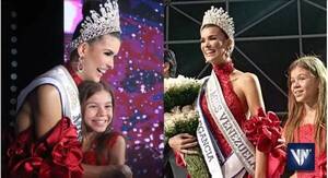 ¡HISTÓRICO! Mamá con hija de 11 años se coronó Miss Venezuela