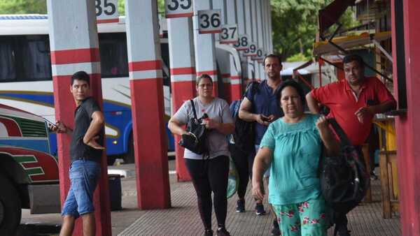 Unas 166.000 personas pasaron por la Estación de Buses para ir a Caacupé