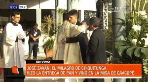 Caacupé: José Zaván agradeció a la Virgen por estar vivo | Telefuturo