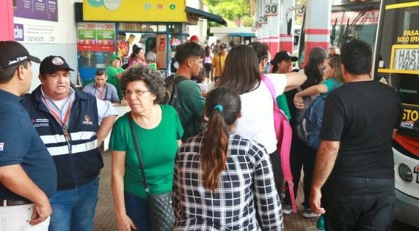 Caacupé: más de 154 mil personas pasaron por la Estación de Buses