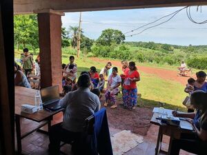 Salud Pública realizó de jornada tamización de tuberculosis en comunidades indígenas de Itapúa