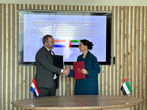 Paraguay and the United Arab Emirates agreed on an instrument for carbon credits - .::Agencia IP::.
