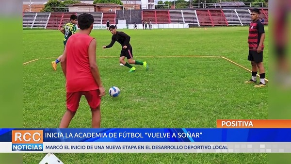 Inicia la Academia de Fútbol “Vuelve a Soñar” bajo el convenio con el Club Capitán Figari