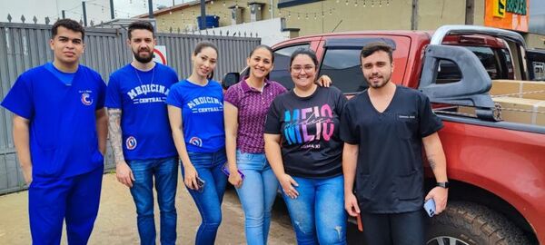 Hospital Regional de Boquerón recibe donación de insumos de estudiantes de la UCP filial PJC